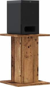 vidaXL Podstawki pod głośniki, 2 szt., stare drewno, 30x30x40 cm 3