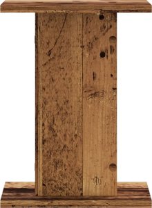 vidaXL Podstawki pod głośniki, 2 szt., stare drewno, 30x30x40 cm 4