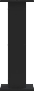 vidaXL Podstawki pod głośniki, 2 szt., czarne, 30x30x80 cm 4