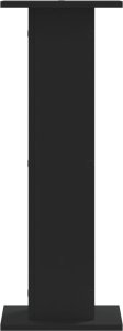 vidaXL Podstawki pod głośniki, 2 szt., czarne, 30x30x80 cm 5
