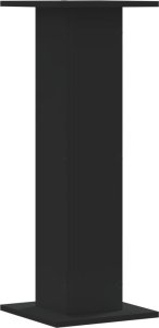 vidaXL Podstawki pod głośniki, 2 szt., czarne, 30x30x80 cm 6