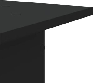 vidaXL Podstawki pod głośniki, 2 szt., czarne, 30x30x80 cm 7