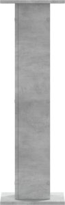 vidaXL Podstawki pod głośniki, 2 szt., szarość betonu, 30x30x95 cm 5