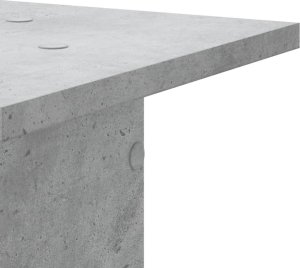 vidaXL Podstawki pod głośniki, 2 szt., szarość betonu, 30x30x95 cm 7