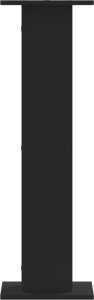 vidaXL Podstawki pod głośniki, 2 szt., czarne, 30x30x95 cm 4