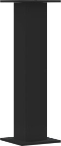 vidaXL Podstawki pod głośniki, 2 szt., czarne, 30x30x95 cm 6
