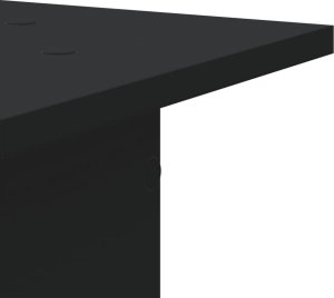 vidaXL Podstawki pod głośniki, 2 szt., czarne, 30x30x95 cm 7