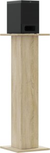 vidaXL Podstawki pod głośniki, 2 szt., dąb sonoma, 30x30x95 cm 3