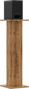 vidaXL Podstawki pod głośniki, 2 szt., dąb artisan, 30x30x95 cm 3