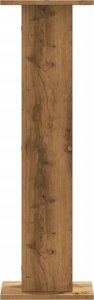 vidaXL Podstawki pod głośniki, 2 szt., dąb artisan, 30x30x95 cm 5