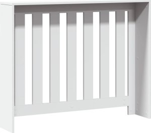 vidaXL Osłona na grzejnik, biała, 104x20x82cm, materiał drewnopochodny 5