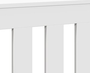 vidaXL Osłona na grzejnik, biała, 104x20x82cm, materiał drewnopochodny 6