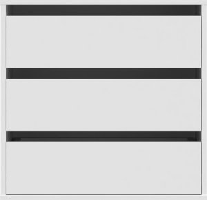 vidaXL Komoda, biała, 60x41x58 cm 4