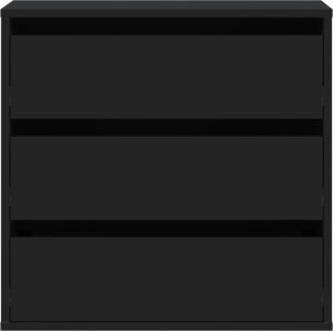vidaXL Komoda, czarna, 60x41x58 cm, materiał drewnopochodny 4