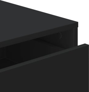 vidaXL Komoda, czarna, 60x41x58 cm, materiał drewnopochodny 8
