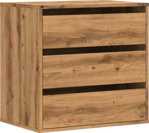vidaXL Komoda, dąb artisan, 60x41x58 cm 2