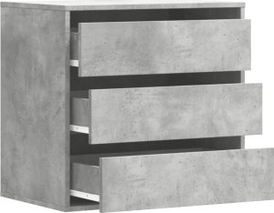 vidaXL Komoda, szarość betonu, 60x41x58 cm 5