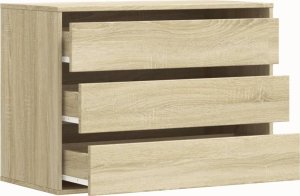 vidaXL Komoda, dąb sonoma, 80x41x58 cm 5