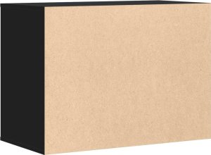 vidaXL Komoda, czarna, 80x41x58 cm, materiał drewnopochodny 7