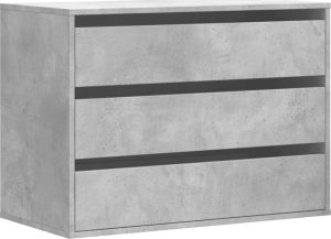vidaXL Komoda, szarość betonu, 80x41x58 cm 2