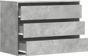 vidaXL Komoda, szarość betonu, 80x41x58 cm 5