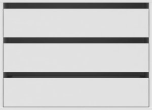 vidaXL Komoda, biała, 80x41x58 cm 4