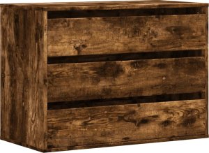 vidaXL Komoda, przydymiony dąb, 80x41x58 cm 2