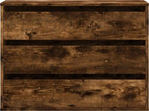 vidaXL Komoda, przydymiony dąb, 80x41x58 cm 4