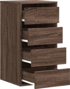vidaXL Komoda, brązowy dąb, 40x41x76 cm 5