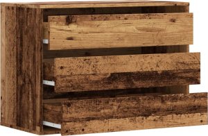 vidaXL Komoda, stare drewno, 80x41x58 cm 5