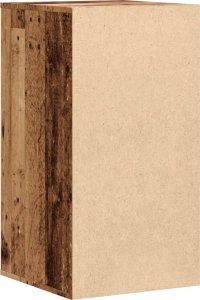vidaXL Komoda, stare drewno, 40x41x76 cm, materiał drewnopochodny 7