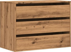 vidaXL Komoda, dąb artisan, 80x41x58 cm 2