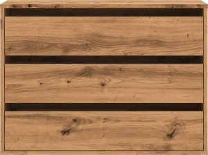 vidaXL Komoda, dąb artisan, 80x41x58 cm 4