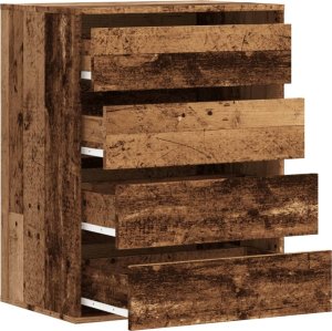 vidaXL Komoda, stare drewno, 60x41x76 cm 5