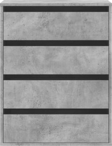 vidaXL Komoda, szarość betonu, 60x41x76 cm 4