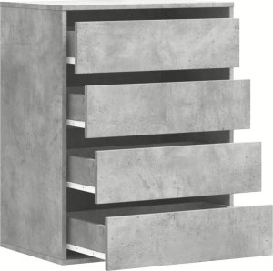 vidaXL Komoda, szarość betonu, 60x41x76 cm 5