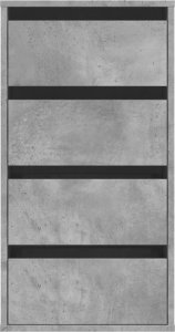 vidaXL Komoda, szarość betonu, 40x41x76 cm 4