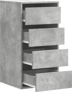 vidaXL Komoda, szarość betonu, 40x41x76 cm 5