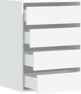 vidaXL Komoda, biała, 60x41x76 cm, materiał drewnopochodny 5