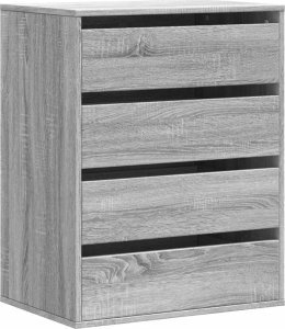vidaXL Komoda, szary dąb sonoma, 60x41x76 cm 2