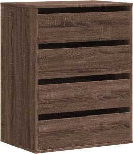 vidaXL Komoda, brązowy dąb, 60x41x76 cm 2