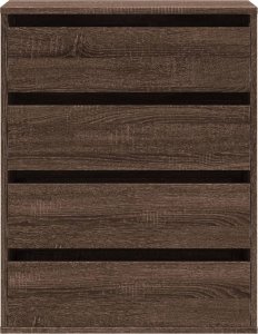 vidaXL Komoda, brązowy dąb, 60x41x76 cm 4