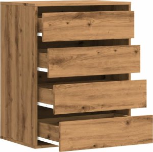 vidaXL Komoda, dąb artisan, 60x41x76 cm 5