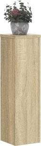 vidaXL Stojaki na rośliny, 2 szt, dąb sonoma, 17x17x60 cm 3