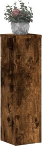 vidaXL Stojaki na rośliny, 2 szt., przydymiony dąb, 17x17x60 cm 3