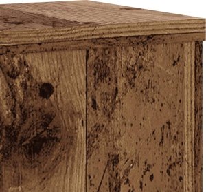 vidaXL Stojaki na rośliny, 2 szt., stare drewno, 17x17x60 cm 8