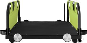 vidaXL Przyczepka rowerowa, zielona, tkanina Oxford i żelazo 5