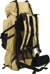 Plecak turystyczny vidaXL Plecak turystyczny, khaki, 100 L, tkanina Oxford 3