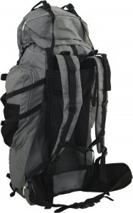 Plecak turystyczny vidaXL Plecak turystyczny, szary, 60 L, tkanina Oxford 3