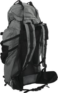 Plecak turystyczny vidaXL Plecak turystyczny, szary, 100 L, tkanina Oxford 3